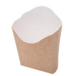 Упаковка для картошки фри крафт, размер – S (100-150 грамм продукта) - Студія-13 фото 4 Упаковка для картошки фри крафт, размер – S (100-150 грамм продукта) - studio13.com.ua фото 4