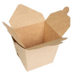 Упаковка для лапши/салатов/WOK пастабокс, крафт , размер – XL (объем 750 мл) - Студія-13 фото 5 Упаковка для лапши/салатов/WOK пастабокс, крафт , размер – XL (объем 750 мл) - studio13.com.ua фото 5