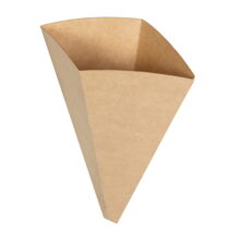 Упаковка для фігурної випічки/вафлі (ріжок) крафт , розмір – М - studio13.com.ua фото