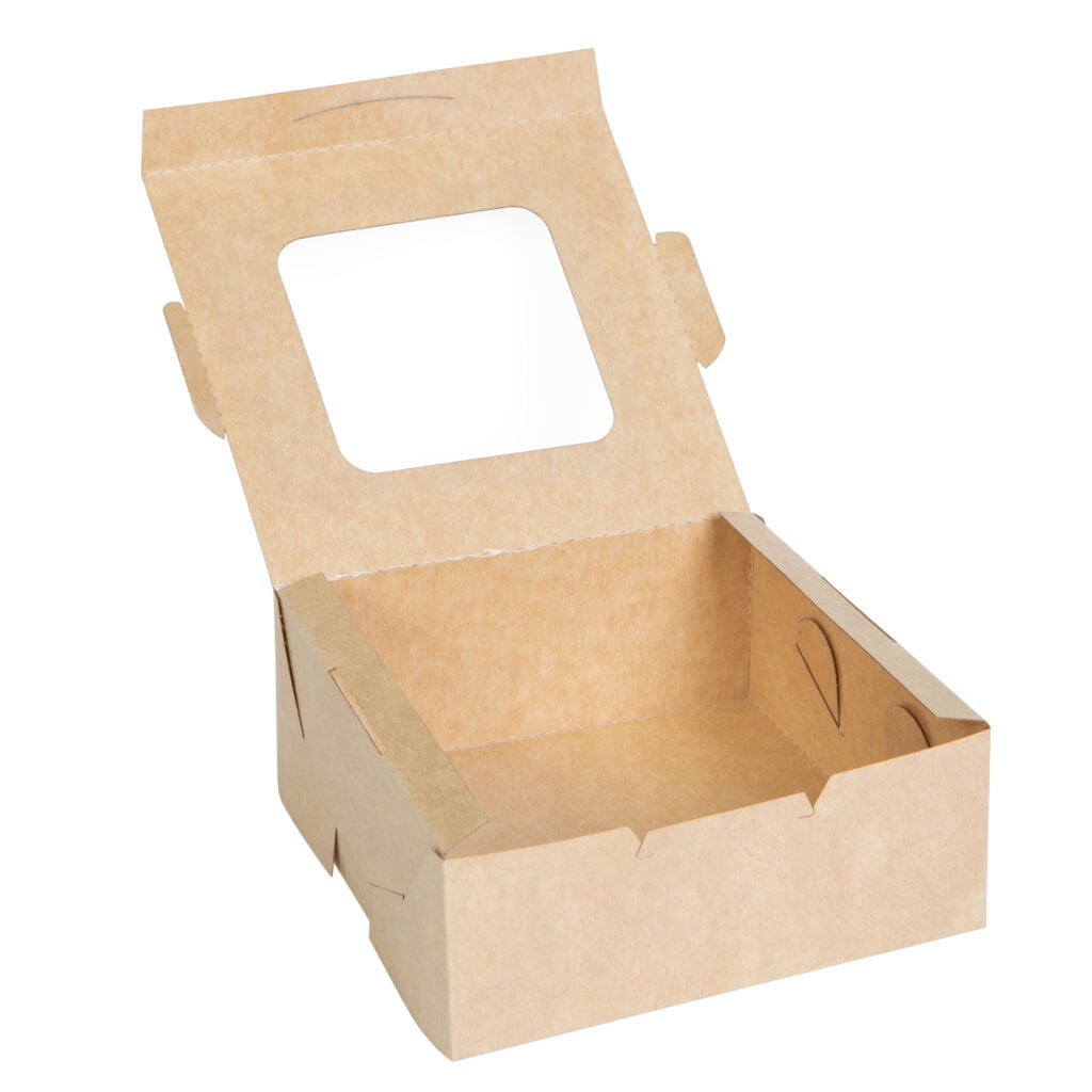 Упаковка для пончиків/кондитерських виробів (міні) крафт , розмір – S - studio13.com.ua фото 3