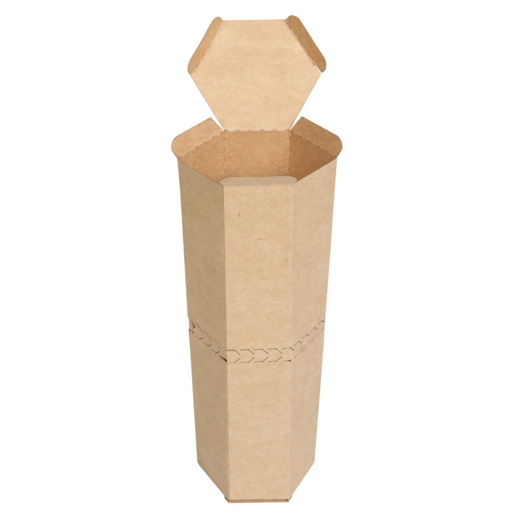 Упаковка для суши крафт (шестигранник), размер – М - studio13.com.ua фото 3