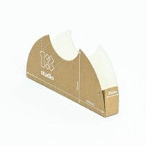 Упаковка тако держатель крафт, размер – S - studio13.com.ua фото