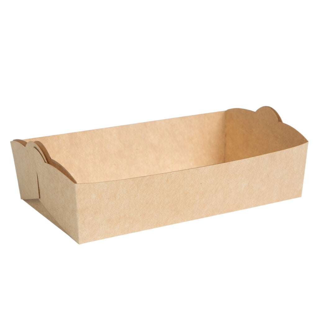 Тарелка для еды/хот-дог/картошка фри (миди с замком) крафт , размер – XL - studio13.com.ua фото 3