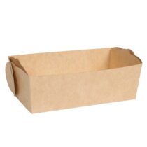 Тарілка для їжі/хот-дог/картопля фрі крафт , розмір – М - Студія-13 фото Тарілка для їжі/хот-дог/картопля фрі крафт , розмір – М - studio13.com.ua фото