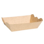 Тарілка для їжі/хот-дог/картопля фрі (міні) крафт , розмір – S - studio13.com.ua фото 3