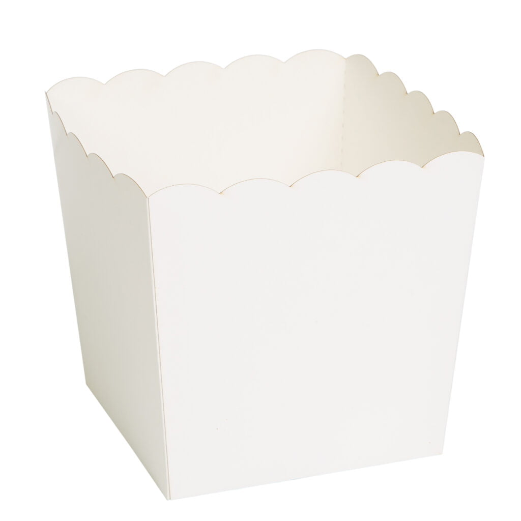 Упаковка (відро) для попкорну крафт біла , розмір – 2XL (об’єм 3,5 л) - studio13.com.ua фото 3