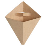 Упаковка для фігурної випічки/вафлі (конверт-конус міні) крафт , розмір – S - Студія-13 фото 7 Упаковка для фігурної випічки/вафлі (конверт-конус міні) крафт , розмір – S - studio13.com.ua фото 7