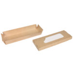 Упаковка для хот-догів (кришка-дно-вікно), крафт , розмір  – М - Студія-13 фото 13 Упаковка для хот-догів (кришка-дно-вікно), крафт , розмір  – М - studio13.com.ua фото 13