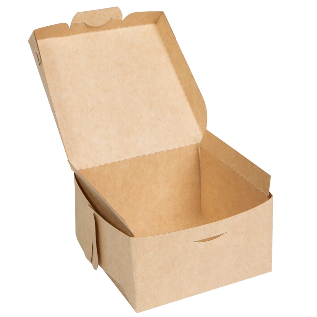 Упаковка для салатів (на вибір з вікном чи без) крафт , розмір – М - studio13.com.ua фото 3