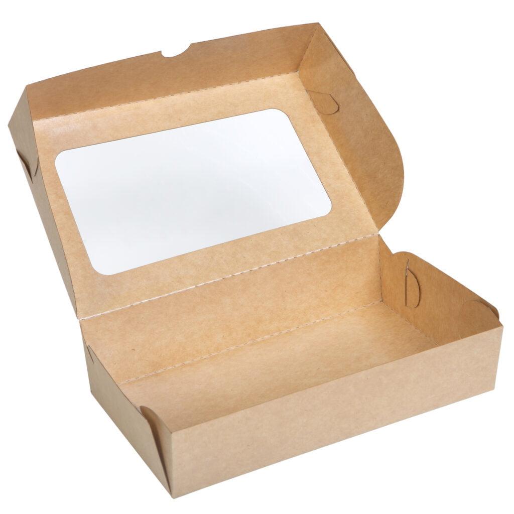 Упаковка для суши крафт (бокс с окном), размер – М - studio13.com.ua фото 3