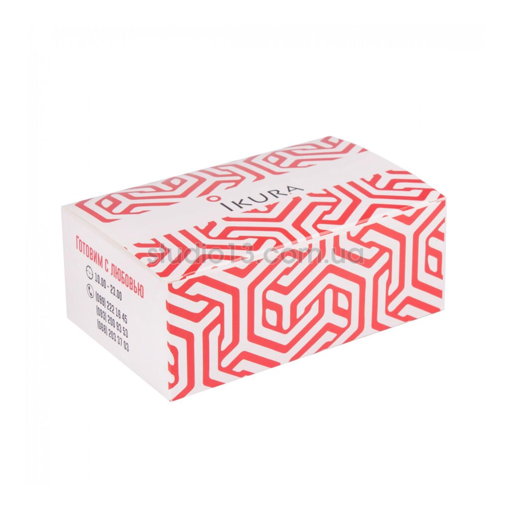 Упаковка для їжі/картоплі фрі/напівфабрикати, фудбокс (меню бокс) кольорова , розмір – XL - studio13.com.ua фото 3