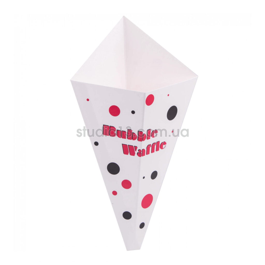 Упаковка для фігурної випічки/вафлі (чурос міді) біла , розмір – М - Студія-13 фото 2 Упаковка для фігурної випічки/вафлі (чурос міді) біла , розмір – М - studio13.com.ua фото 2