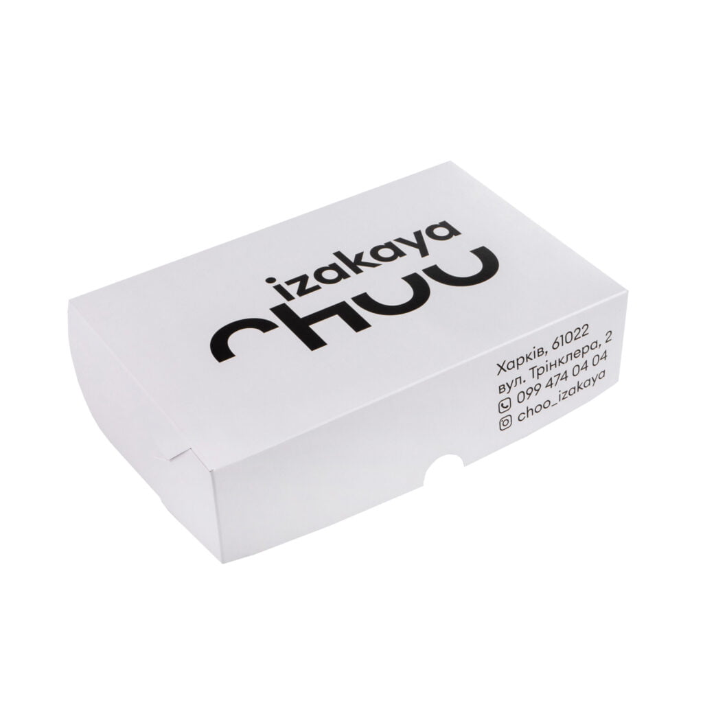 Упаковка для суши белая (бокс с окном), размер – М - studio13.com.ua фото 5