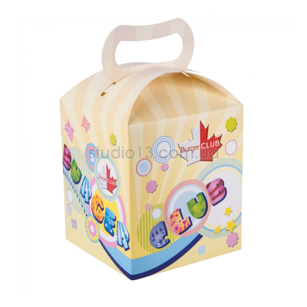 Упаковка для детского меню цветная , размер — L - Студія-13 фото 3 Упаковка для детского меню цветная , размер — L - studio13.com.ua фото 3