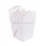 Упаковка для лапши/салатов/WOK пастабокс, белая , размер – XL (объем 750 мл) - Студія-13 фото 4 Упаковка для лапши/салатов/WOK пастабокс, белая , размер – XL (объем 750 мл) - studio13.com.ua фото 4