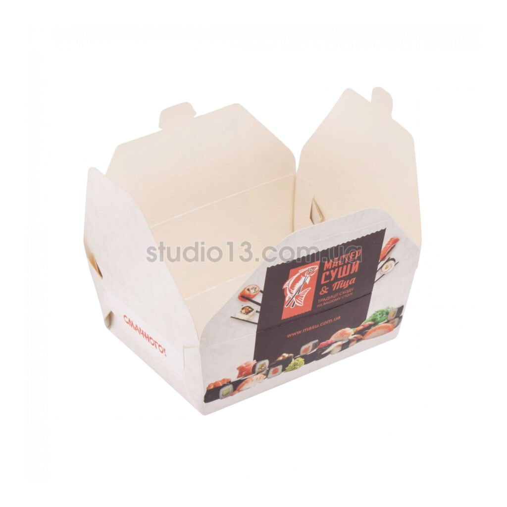 Упаковка для суші кольорова (бокс-міні), розмір – XS - studio13.com.ua фото 3