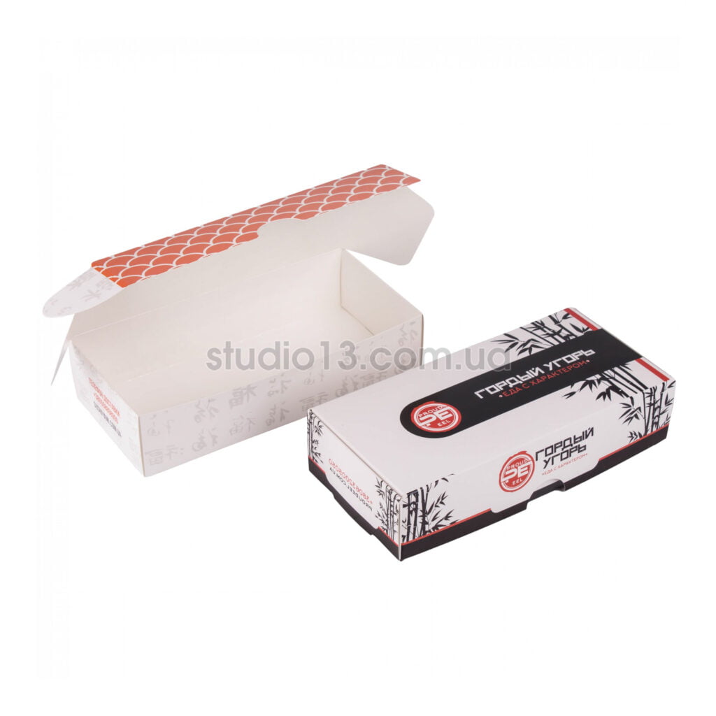 Упаковка для суші кольорова (вугор), розмір – S - studio13.com.ua фото 3