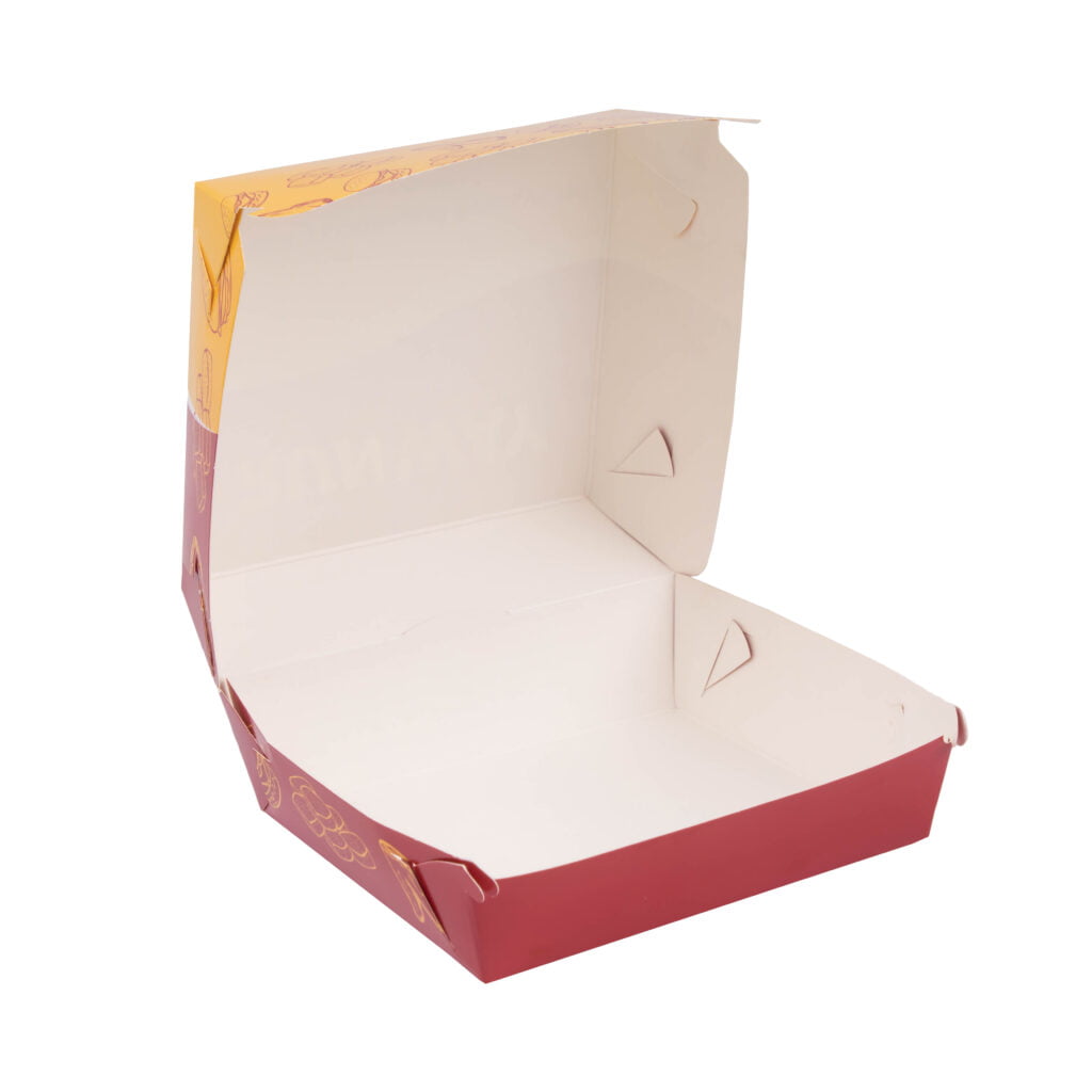 Упаковка для гамбургера/чизбургера цветная (мини), размер — S - studio13.com.ua фото 3