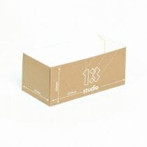 Упаковка для гамбургера/чізбургера крафт, розмір – S (130x60x55 мм) - studio13.com.ua фото