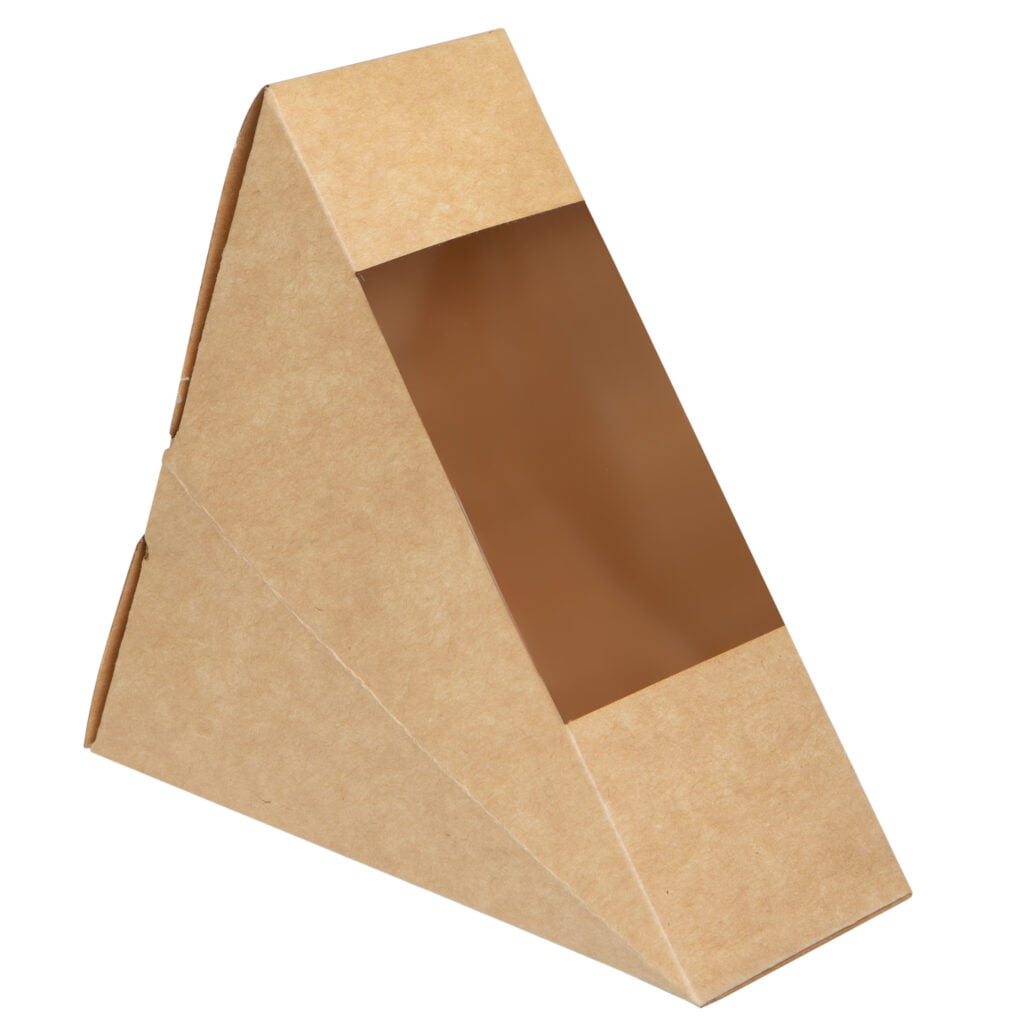Упаковка для сендвіча/бутерброда (міді) крафт , розмір – L - studio13.com.ua фото 2