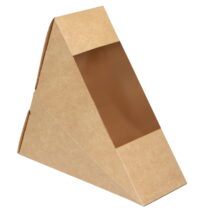 Упаковка для сэндвича/бутерброда (миди) крафт , размер – L - Студія-13 фото Упаковка для сэндвича/бутерброда (миди) крафт , размер – L - studio13.com.ua фото