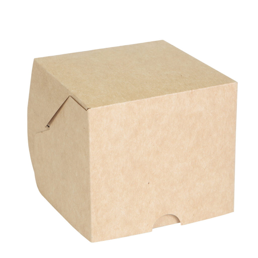 Упаковка для пирожных/кондитерских изделий крафт , размер – М - studio13.com.ua фото 2