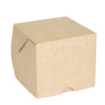 Упаковка для пирожных/кондитерских изделий крафт , размер – М - studio13.com.ua фото 4