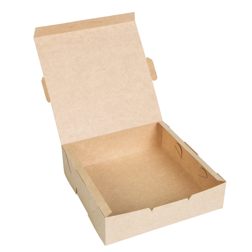 Упаковка для пончиков/кондитерских изделий крафт (миди), размер – L - studio13.com.ua фото 3