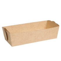 Тарелка для еды/хот-дог/картошка фри (макси с замком) крафт , размер – 2XL - Студія-13 фото Тарелка для еды/хот-дог/картошка фри (макси с замком) крафт , размер – 2XL - studio13.com.ua фото