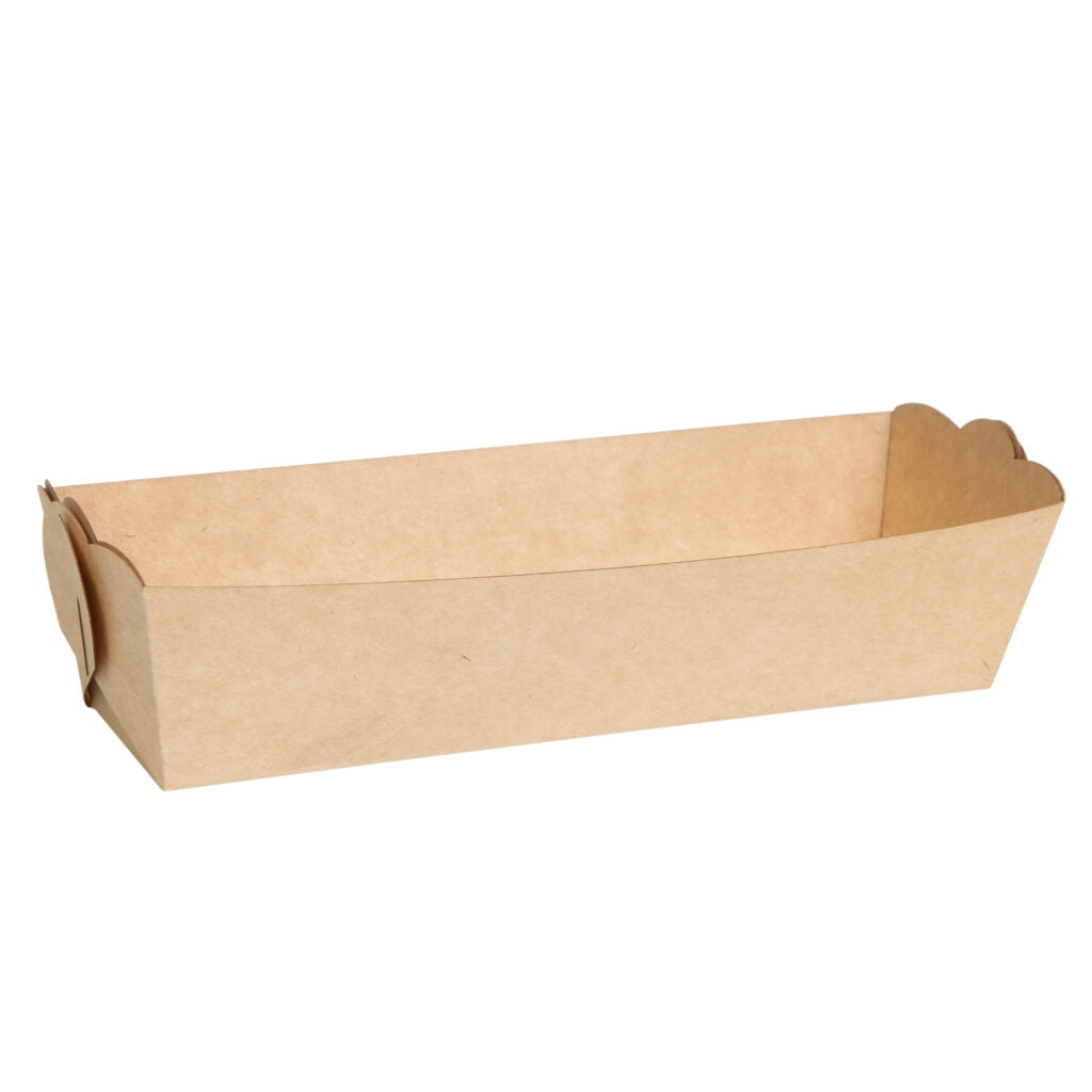 Тарелка для хот-догов (макси клеевая),крафт , размер — L - studio13.com.ua фото 2