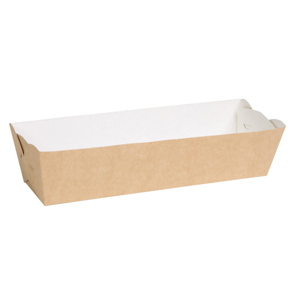 Тарелка для хот-догов (макси), крафт, размер — L - studio13.com.ua фото 2