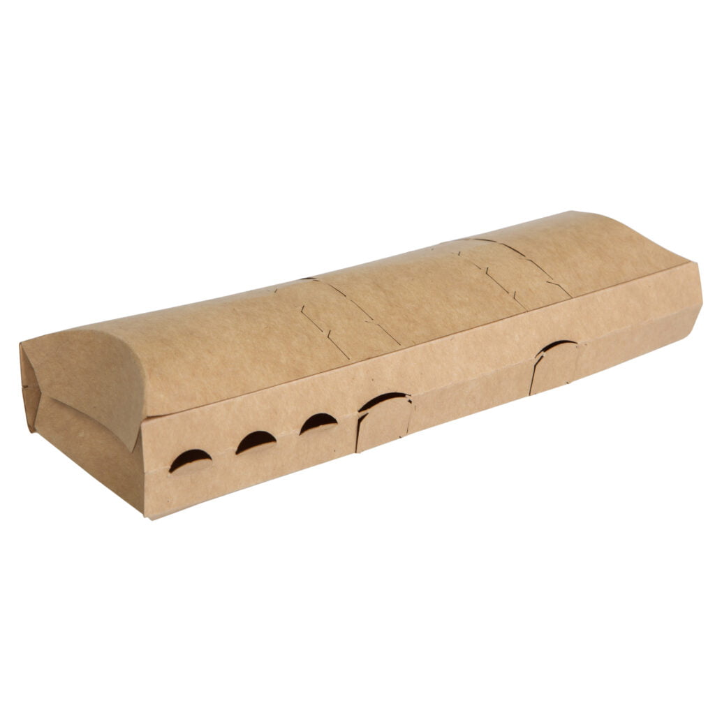 Упаковка для лаваш-роллу/шаурма крафт (бартеньев), размер – М - studio13.com.ua фото 3