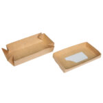 Упаковка для хот-догів (кришка-дно-вікно), крафт , розмір  – М - Студія-13 фото 10 Упаковка для хот-догів (кришка-дно-вікно), крафт , розмір  – М - studio13.com.ua фото 10