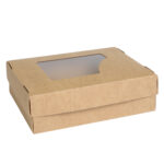 Упаковка для суши крафт (крышка-дно-окно), размер – S (160x130x50 мм) - studio13.com.ua фото 6