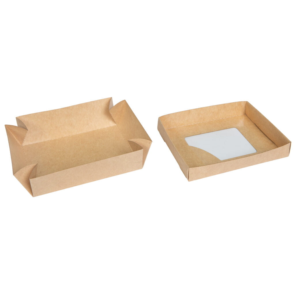 Упаковка для суши крафт (крышка-дно-окно), размер – S (160x130x50 мм) - studio13.com.ua фото 3