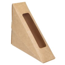 Упаковка для сендвіча/бутерброда крафт , розмір – ХХS - Студія-13 фото Упаковка для сендвіча/бутерброда крафт , розмір – ХХS - studio13.com.ua фото