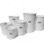 Стаканы бумажные гофрированные белые 110, 180, 250, 340, 400, 540 мл. - Студія-13 фото 3 Стаканы бумажные гофрированные белые 110, 180, 250, 340, 400, 540 мл. - studio13.com.ua фото 3