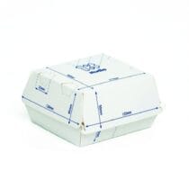 Упаковка клейова для гамбургера/чізбургера біла, розмір – М - Студія-13 фото Упаковка клейова для гамбургера/чізбургера біла, розмір – М - studio13.com.ua фото