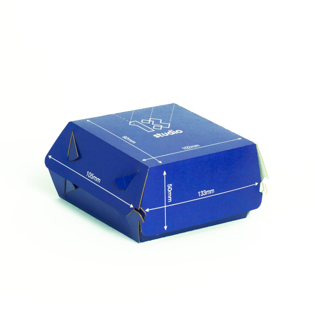 Упаковка для гамбургера/чізбургера кольорова (міні), розмір – S - studio13.com.ua фото 2