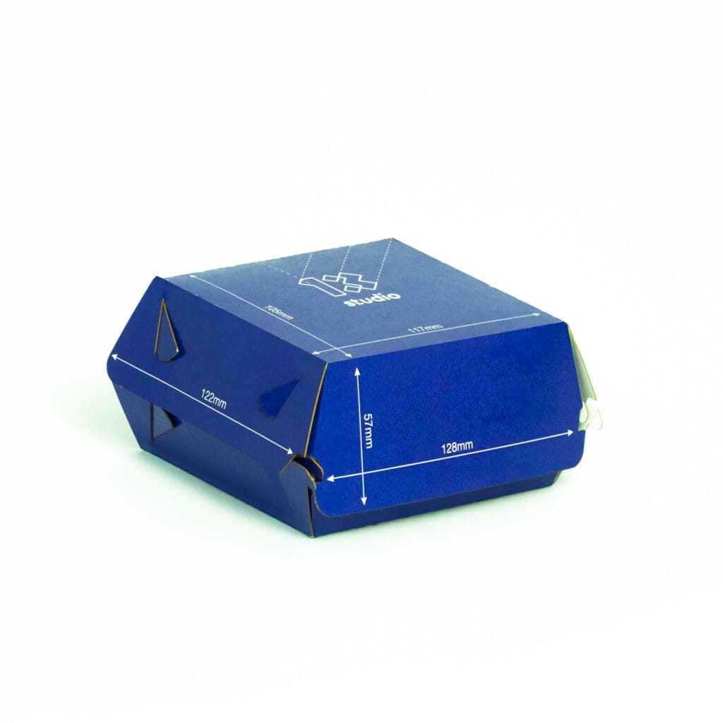 Упаковка для гамбургера/чизбургера цветная (миди), размер — М - studio13.com.ua фото 2