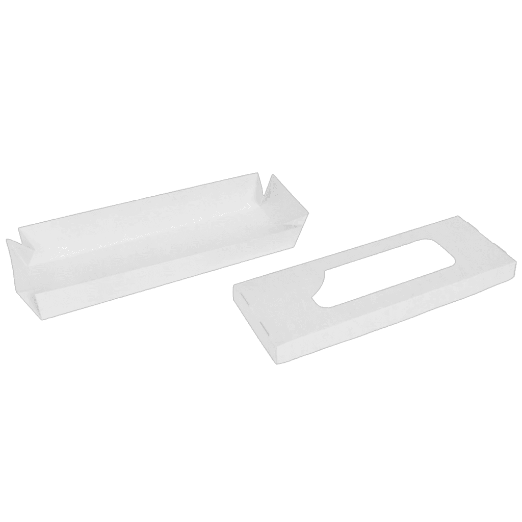 Упаковка для суши белая (крышка-дно-окно), размер – 2XL (110x340x56 мм) - Студія-13 фото 3 Упаковка для суши белая (крышка-дно-окно), размер – 2XL (110x340x56 мм) - studio13.com.ua фото 3