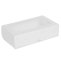 Упаковка для суші біла (бокс з вікном), розмір – М - studio13.com.ua фото