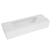 Упаковка для суші біла (кришка-дно-вікно), розмір – XL (110x320x56 мм) - Студія-13 фото Упаковка для суші біла (кришка-дно-вікно), розмір – XL (110x320x56 мм) - studio13.com.ua фото