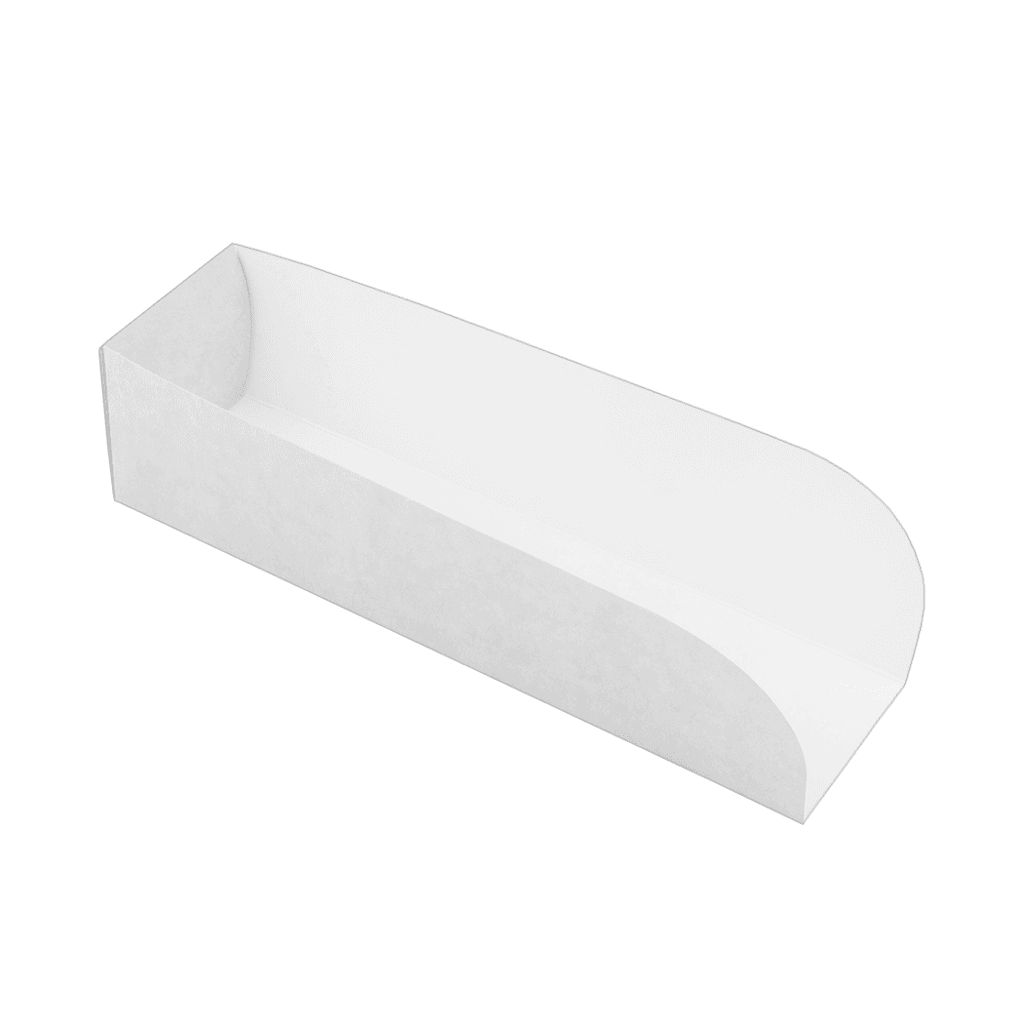 Упаковка (лоток) для хот-догів, біла , розмір – L - studio13.com.ua фото 2