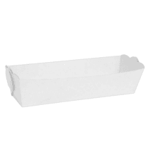 Тарілка для хот-догів (максі клейова), біла , розмір – L - Студія-13 фото Тарілка для хот-догів (максі клейова), біла , розмір – L - studio13.com.ua фото