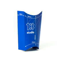 Упаковка для лаваш-ролу/млинців крафт кольорова (напів-рол), розмір – XS - studio13.com.ua фото