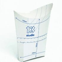 Упаковка для лаваш-роллу/снеков/блинов белая (бокс), размер – М - studio13.com.ua фото