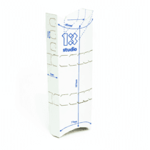 Упаковка для лаваш-роллу/шаурма белая (бартеньев), размер – М - studio13.com.ua фото