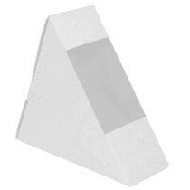 Упаковка для сендвіча/бутерброда (міді) біла , розмір – L - studio13.com.ua фото