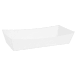 Тарелка для еды/хот-дог/картошка фри (клеевая) белая , размер – XL - Студія-13 фото 3 Тарелка для еды/хот-дог/картошка фри (клеевая) белая , размер – XL - studio13.com.ua фото 3